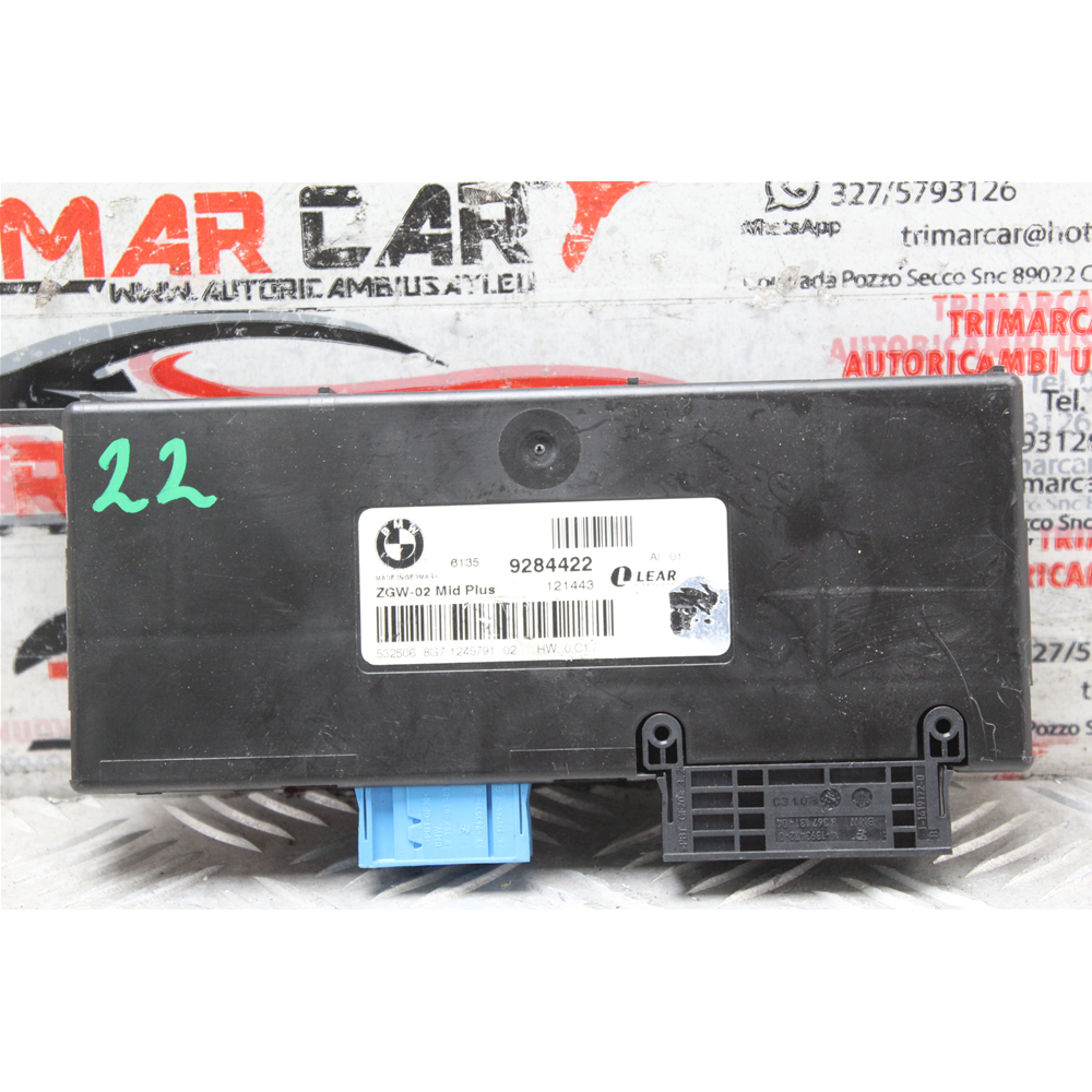 61359284422 CENTRALINA MODULO GATEWAY BMW SERIE 5 F10 F11 2009 2017