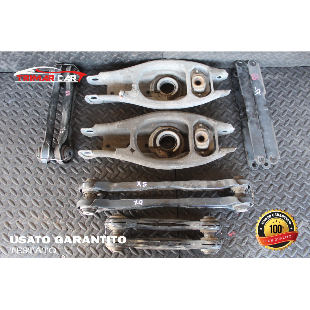 46638 - 6765425 KIT 10 BRACCI BRACCIO SOSPENSIONE POSTERIORE BMW SERIE 1 ( E87)(2003-2013) 120D 177CV 130KW SIGLA MOT.N47D20A - ORIGINALE