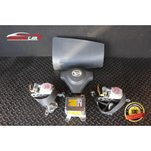 89170-B4020 KIT AIRBAG COMPLETO DAIHATSU TERIOS 2 (J2)(2006 IN POI) 1.3 VVT-i 4X4 86CV 63KW COD MOT; K3