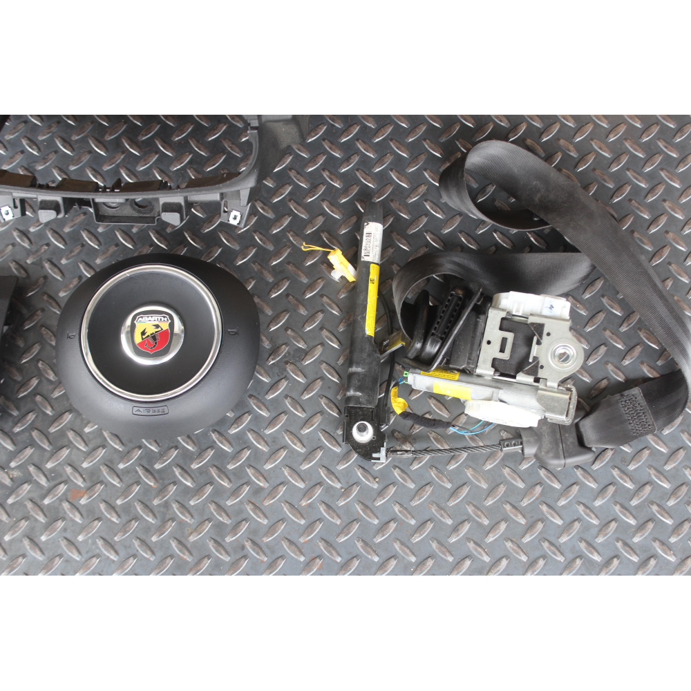 56570 - KIT MUSATA FRONTALE COMPLETA DI AIRBAG FIAT 500 ABARTH 2020 PERFETTA  - ORIGINALE